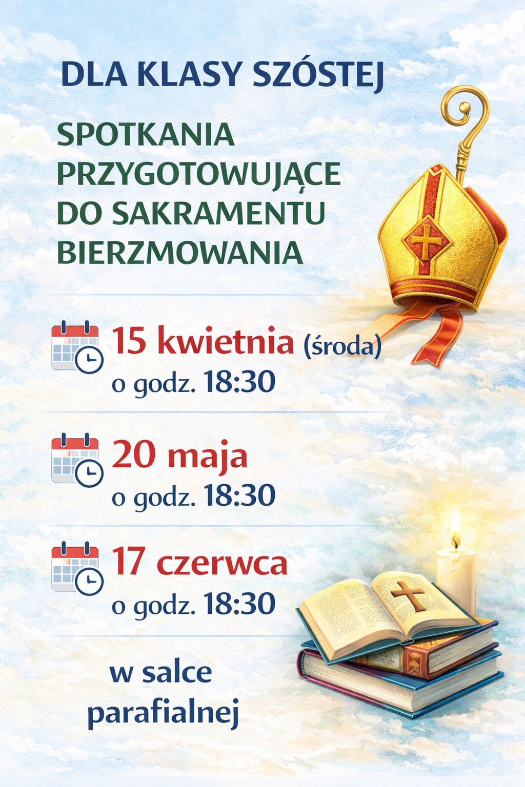 spotkania dla klasy 6